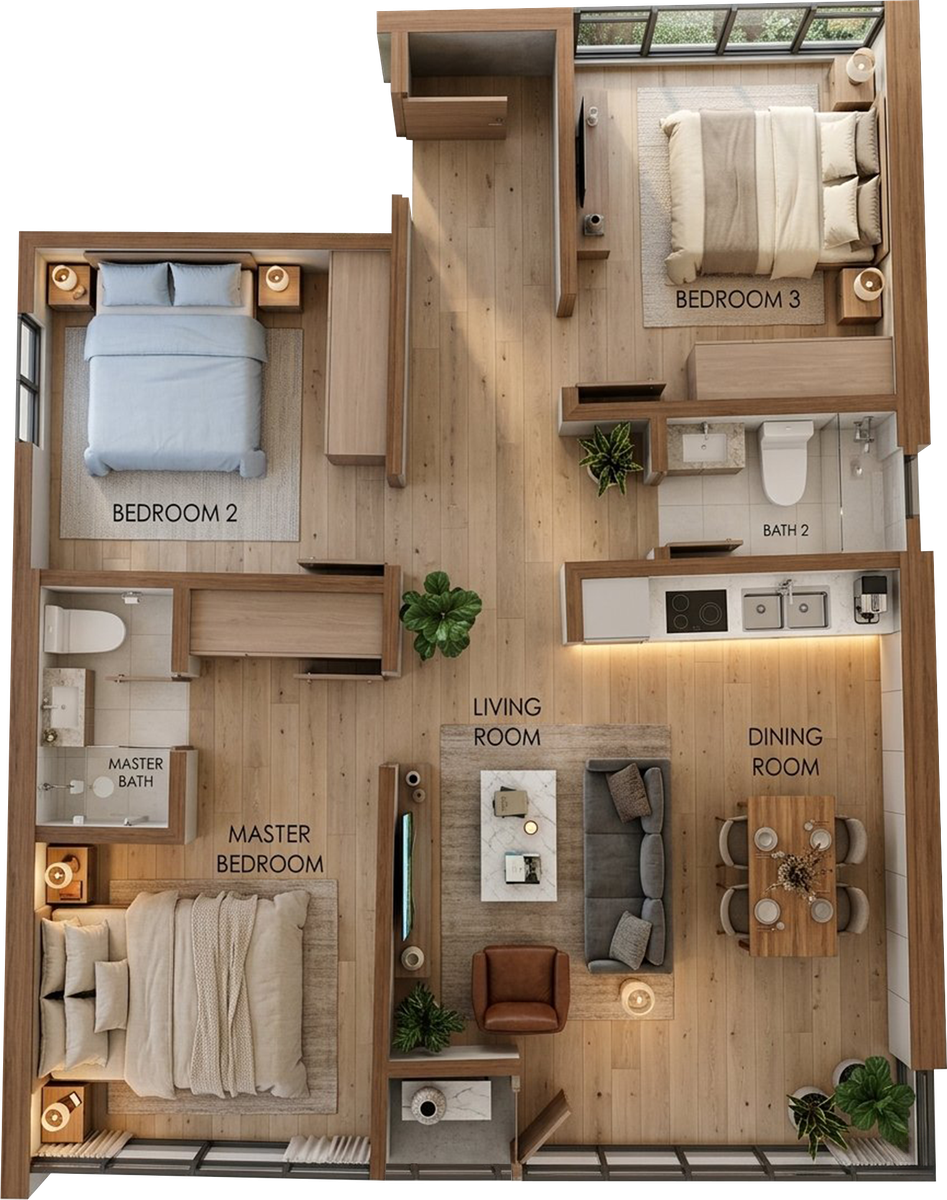 Type A1 floor plan thumbnail